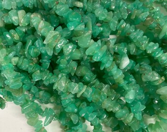 Chrysoprase natural chips