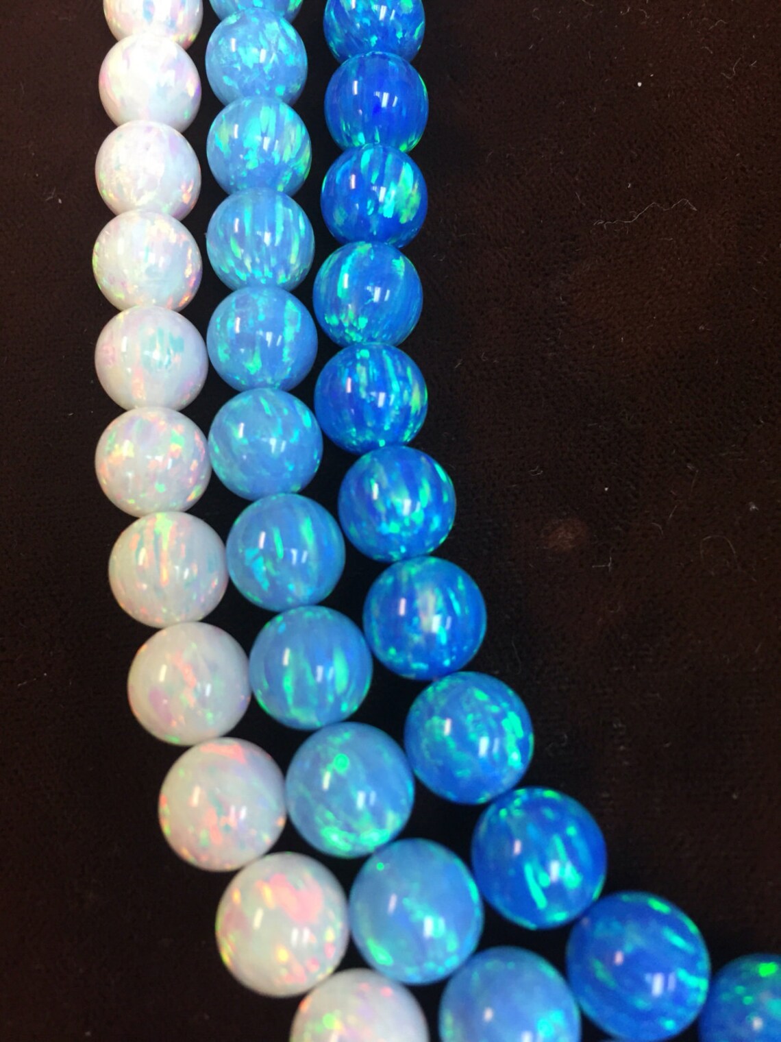 8MM Round Beads Created Opal synthetic Opal Simulated Opal Etsy UK