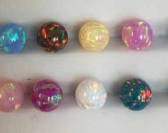 6MM No Hole ball Synthentic Simulated OPAL