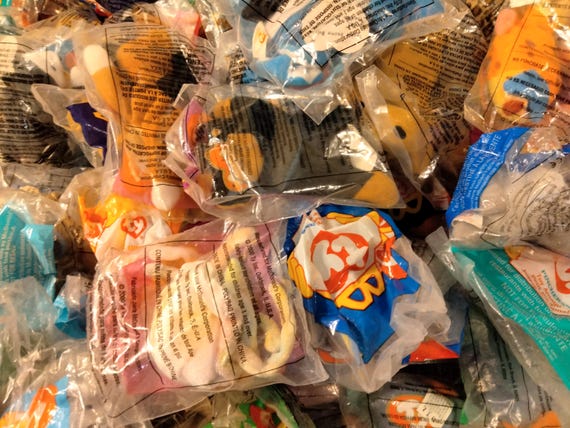 Ty McDonald's Happy Meal Teenies Still In Original Packaging! 20 for 25.00 Absolutely Excellent For Kids' Parties!! Ships TODAY!