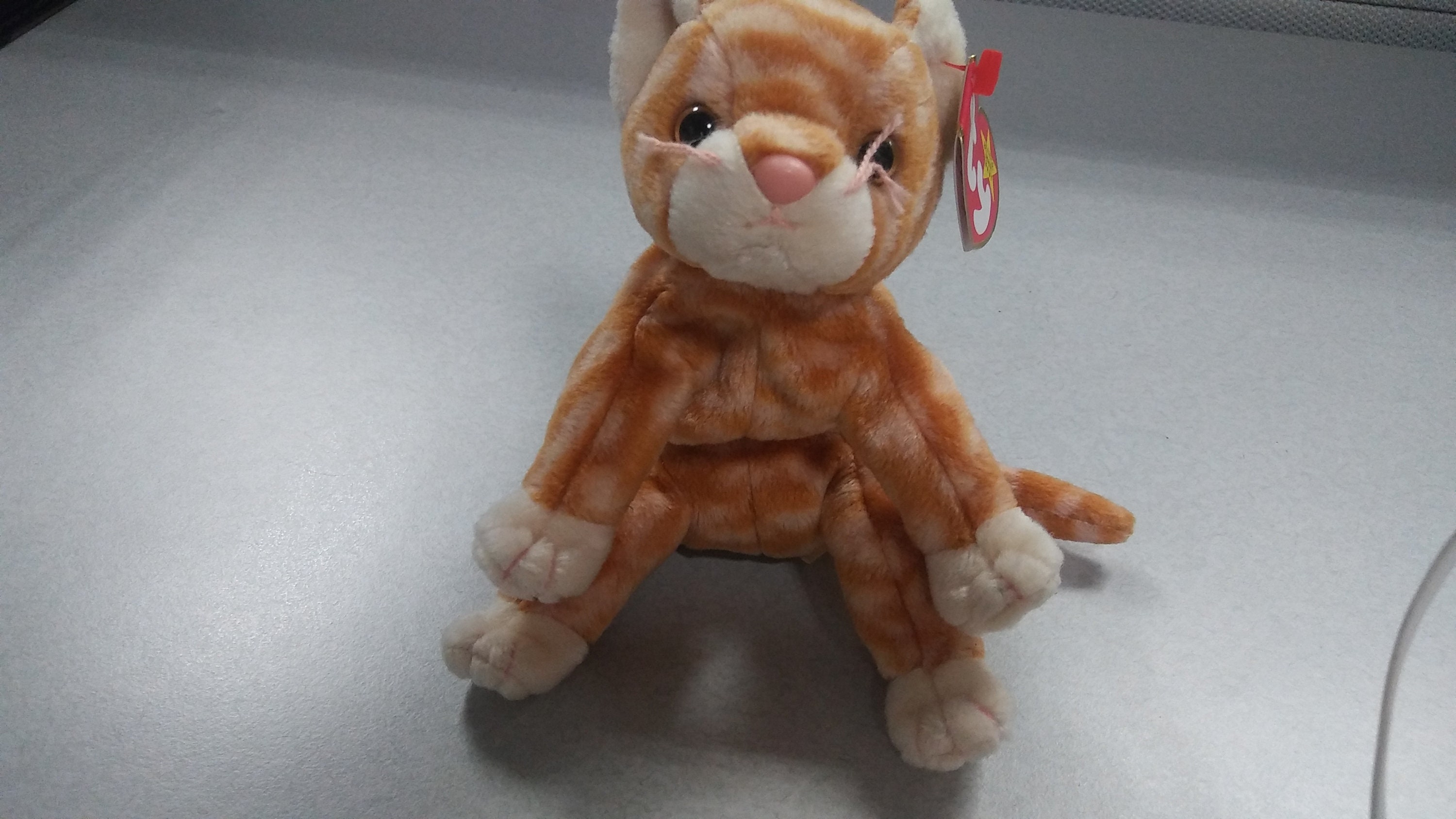 Ty Beanie Babies Amber The Orange And White Kitty Cat Etsy