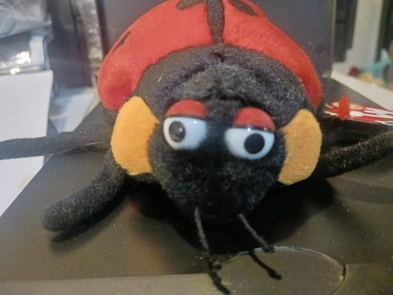 Ty Beanie Babies Countess the Red, Orange and Black Ladybug MWMTs (BBOM, Internet Exclusive)