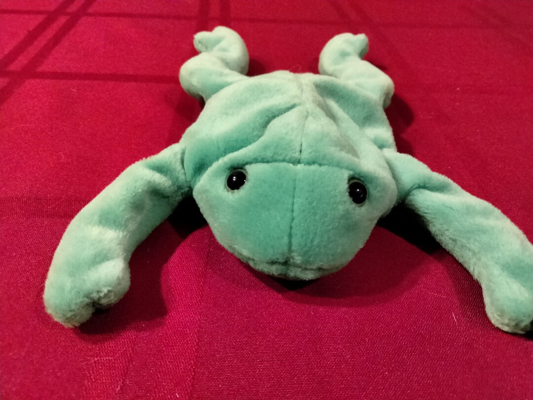 Ty Beanie Babies Legs the Frog No Hangtag Etsy