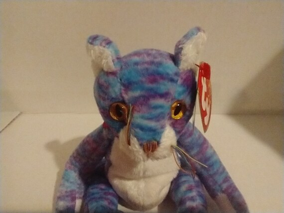 Ty Beanie Babies Kooky the Colorful Kitty Cat