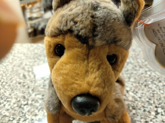 Ty Beanie Babies Sarge The Brown And Gray German Shephard