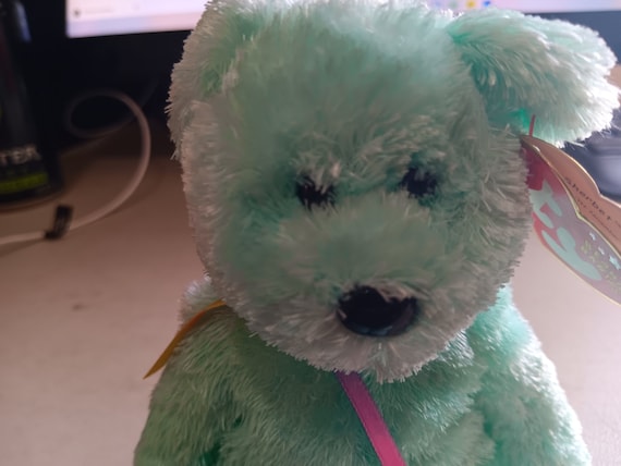 Ty Beanie Babies Sherbet (Blueish Green Version)