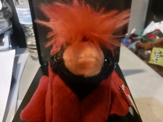Ty Beanie Babies Redford the Red Cardinal Brand NEW! MWMTs.