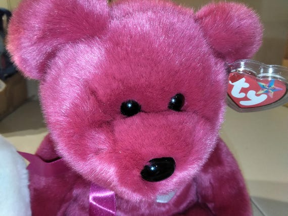 Ty Beanie Buddies  Valentina Valentine's Day Bear MWMTs.