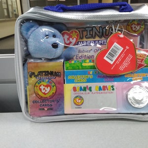 beanie babies official club platinum edition worth