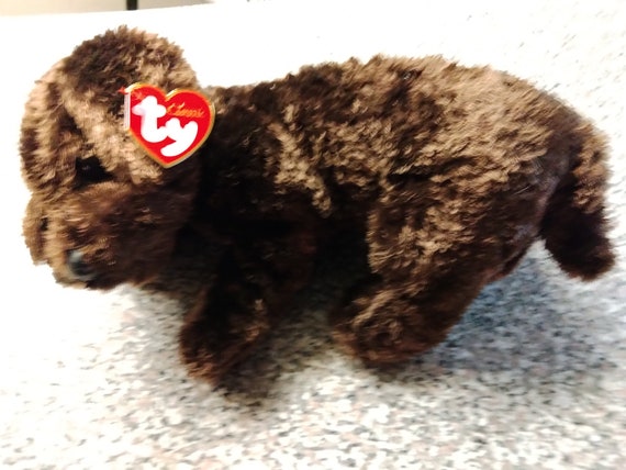 TY Beanie Classic Buddies Nuzzle, Chocolate Brown Soft Plushy Doggie