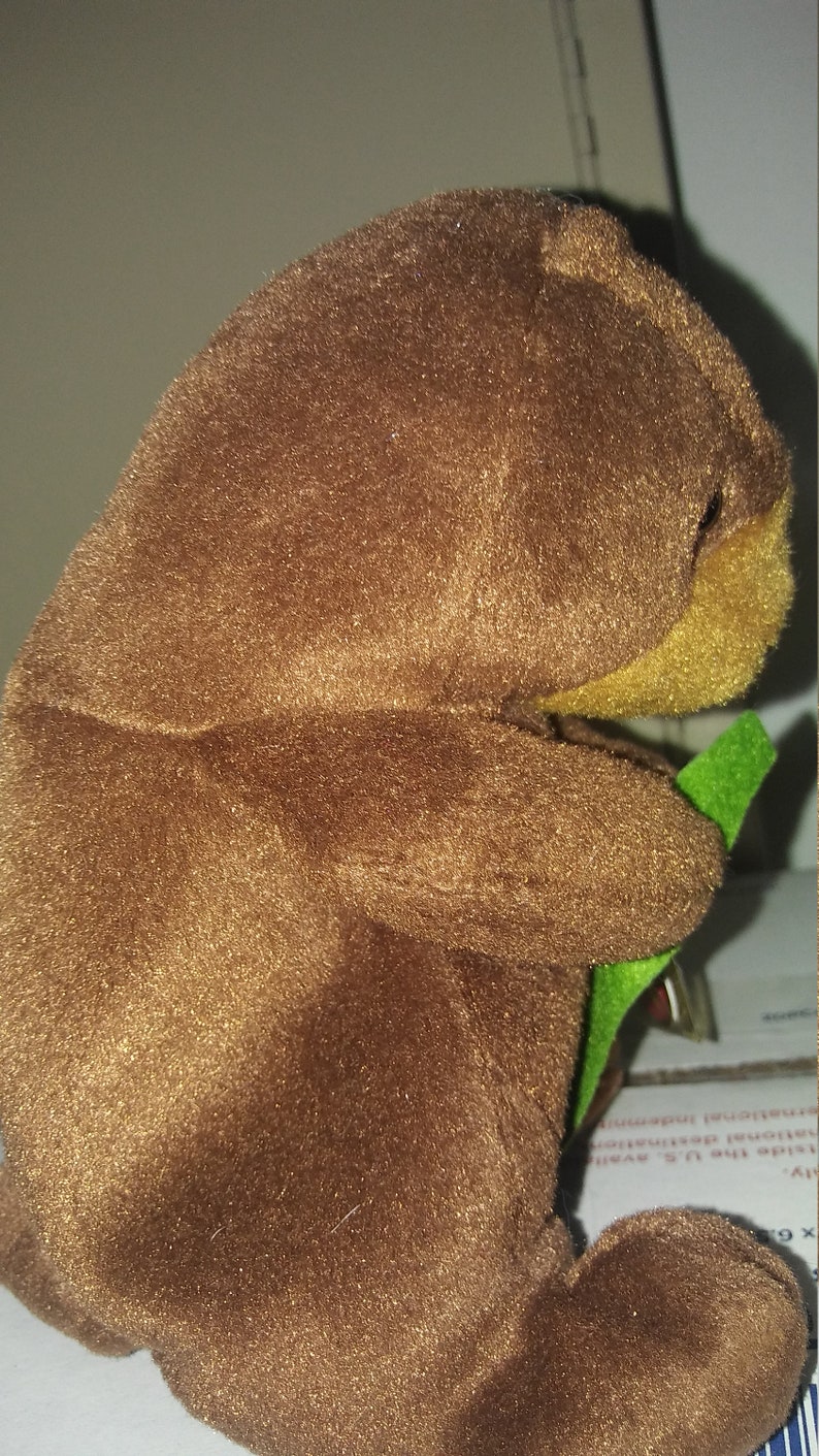 Ty Beanie Babies Seaweed the Brown Otter Etsy