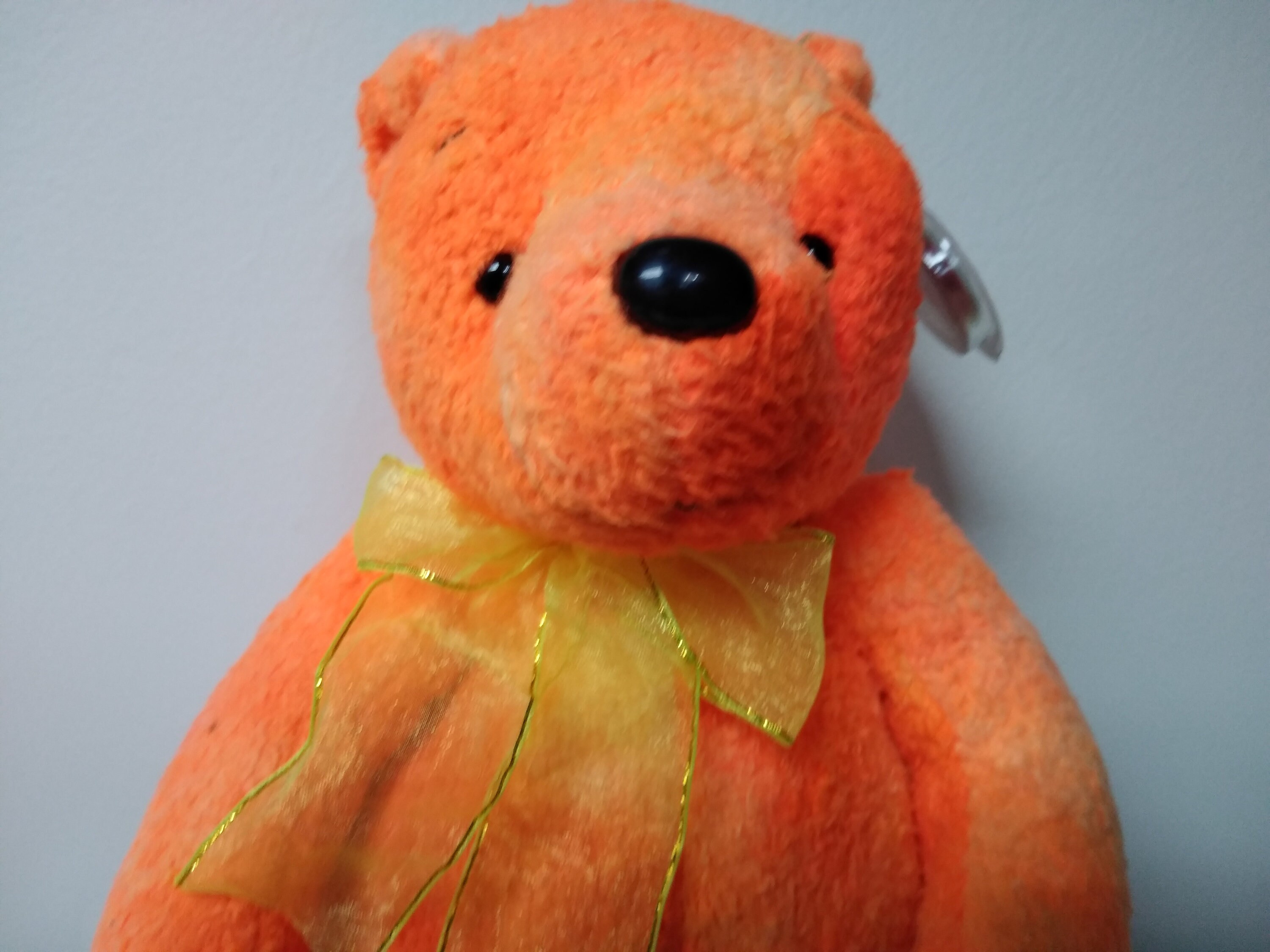 Orange beanie baby discount