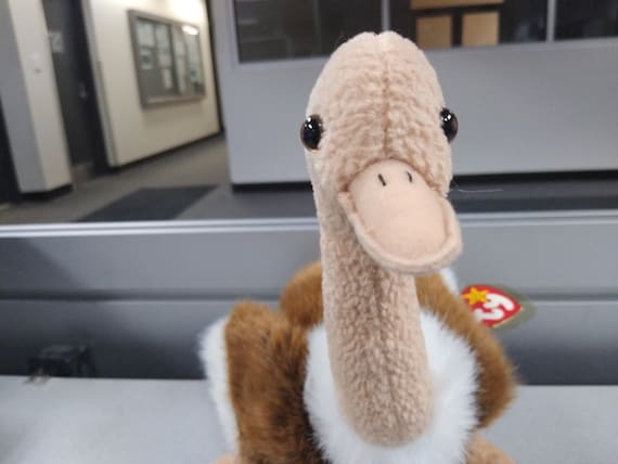Ty Beanie BUDDIES Stretchy the Ostrich From the Ty Beanie Babies