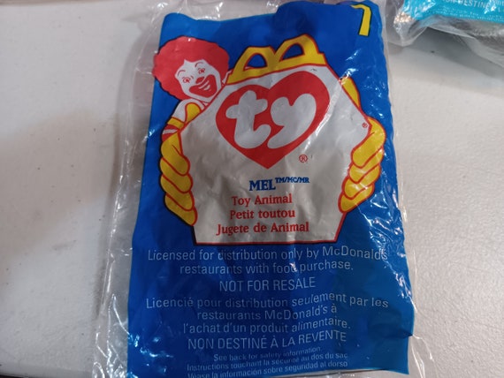 Ty McDonald's Teenies Mel The Gray And White Koala Bear (still in original Happy Meal Plastic Packaging)