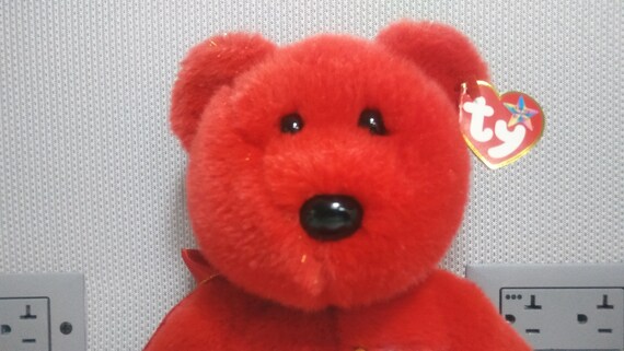 Ty Beanie Buddies Pierre the red Canadian stuffed plushy bear