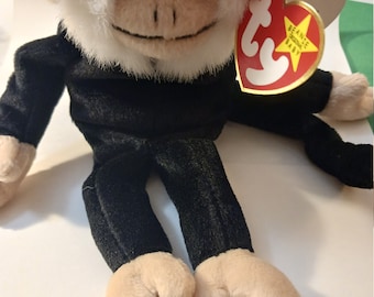 Ty Beanie Babies Mooch De zwart-witte aap