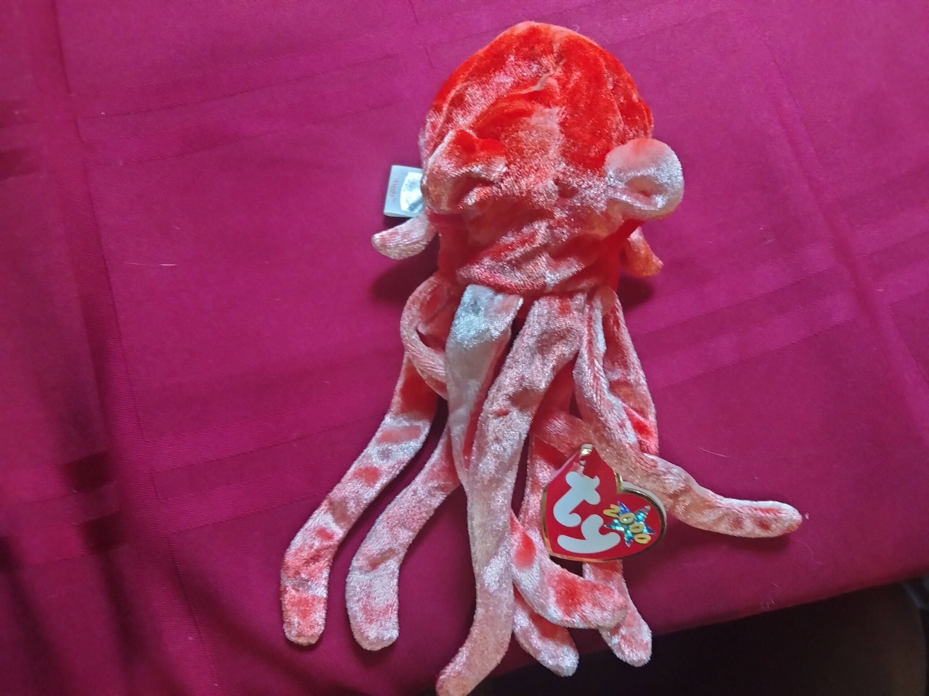Ty Beanie Babies Wiggly the Octopus Squid Etsy UK