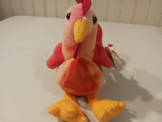 TY Beanie Babies Strut the Rooster Etsy UK