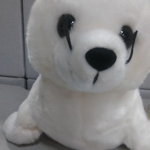 Ty Beanie Buddies Seal the white plushy seal