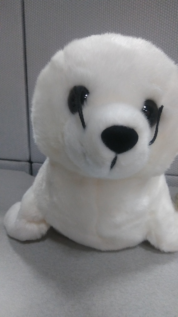Ty Beanie Buddies Seal the white plushy seal