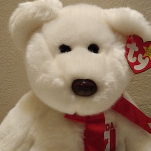 Ty Beanie Buddies Maple the White Canadian Bear