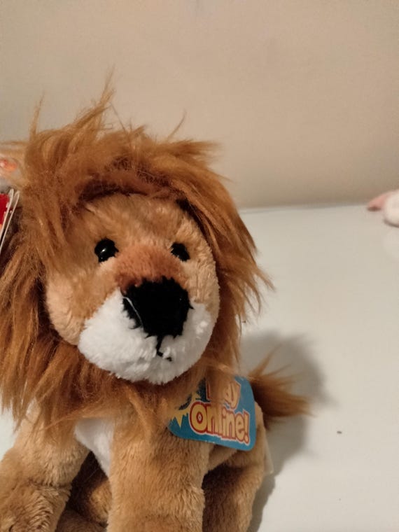 Ty Beanie Babies Midas The Lion  (Unopened Game Hangtag,MWMTs)