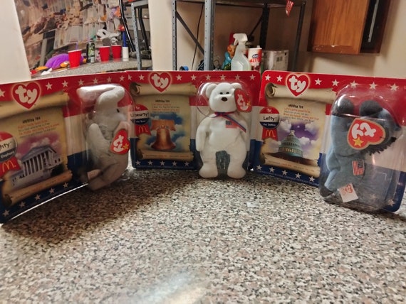Libearty beanie baby value mcdonalds sales