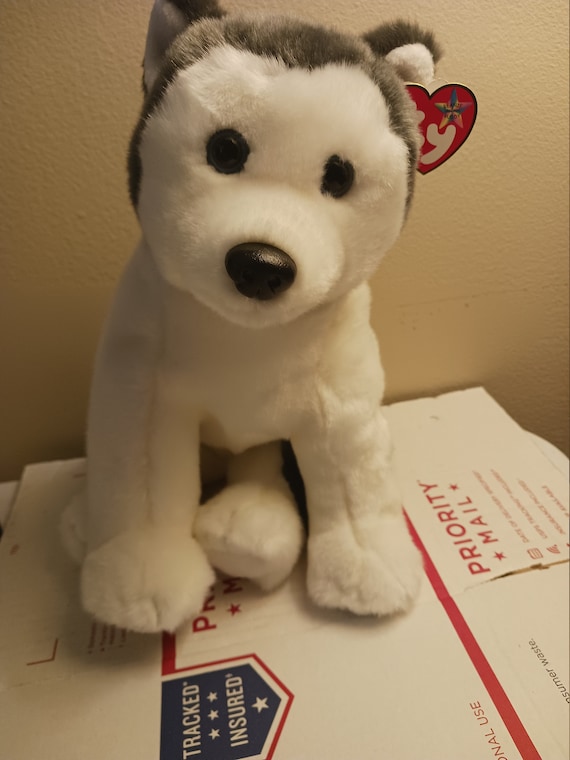 Ty beanie buddies Nanook the Gray and White Siberian husky