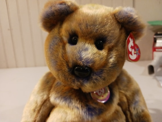 TY Beanie BUDDIES Clubby 3 Bear with Official Club Button on Chest