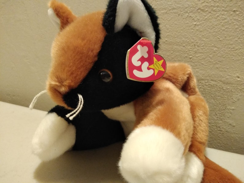 Ty Beanie Buddies Chip the Calico Kitty Cat
