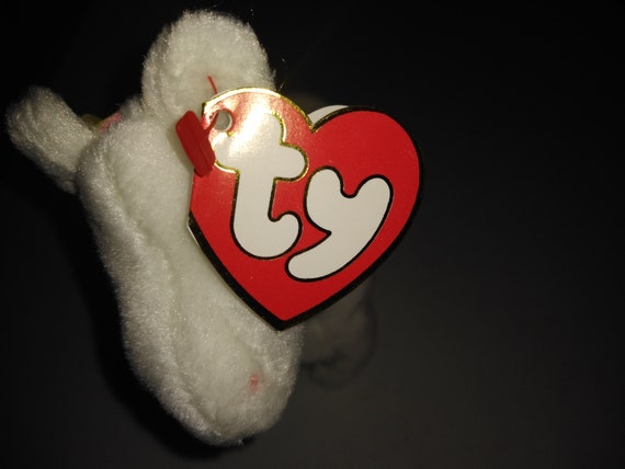 white dragon beanie baby