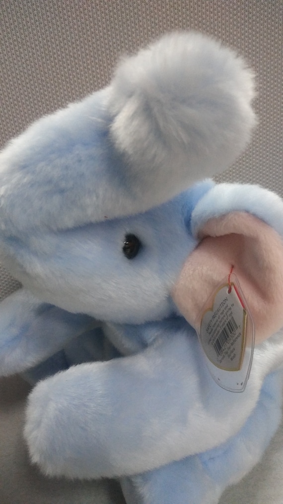 Ty beanie buddies Peanut the light blue plushy elephant