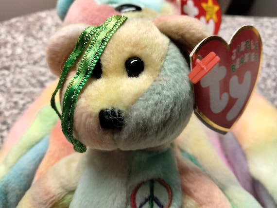 Ty Beanie Babies, Buddies and Jingle Beanies Peace the