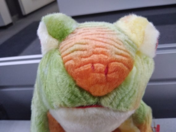 Ty Beanie Buddies' Prince the Toad, from the Ty beanie Babies/BUDDIES collection