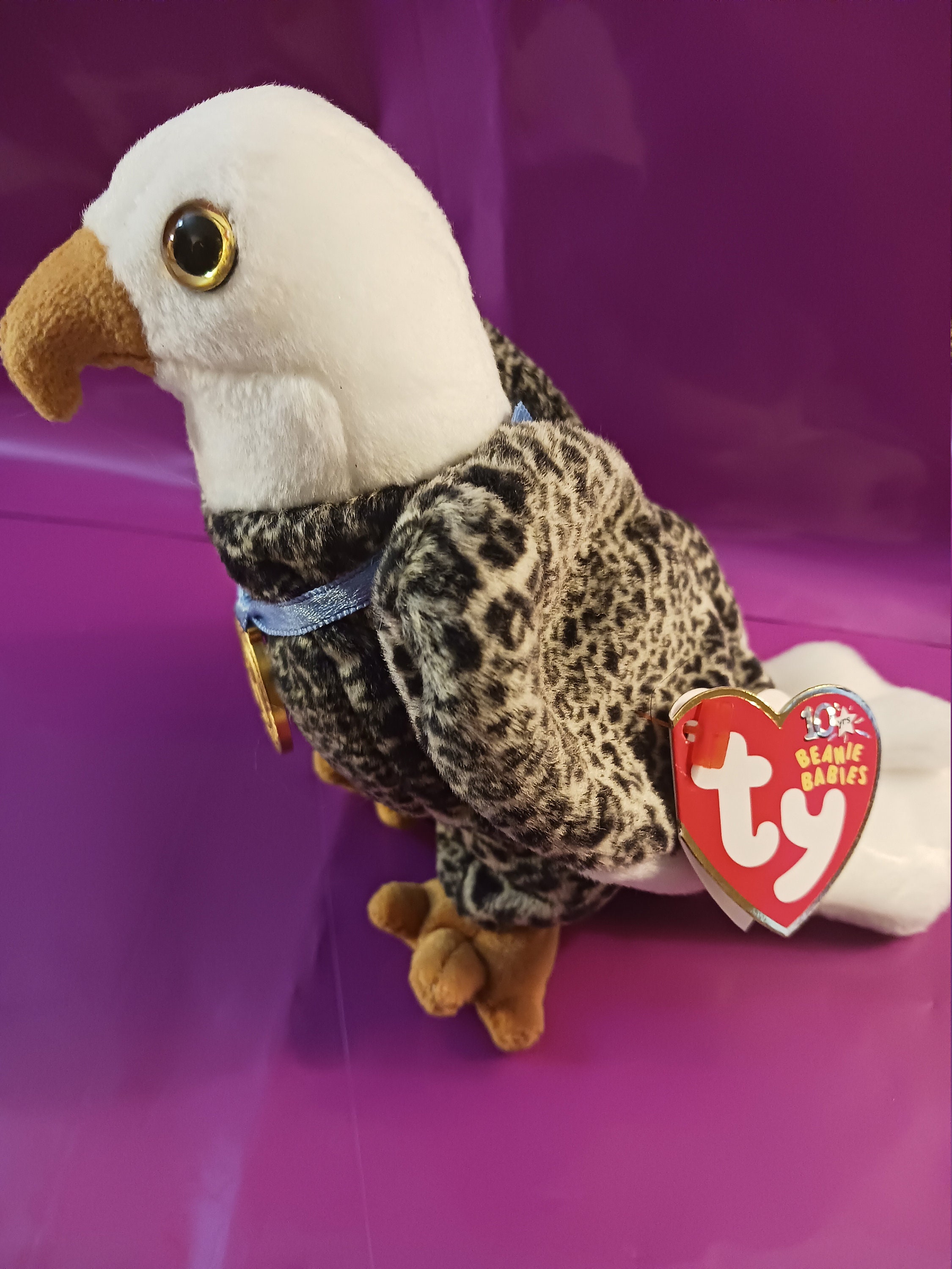 New Beanie Baby with Tags Vigilance Justice Details about   Valor the Eagle 