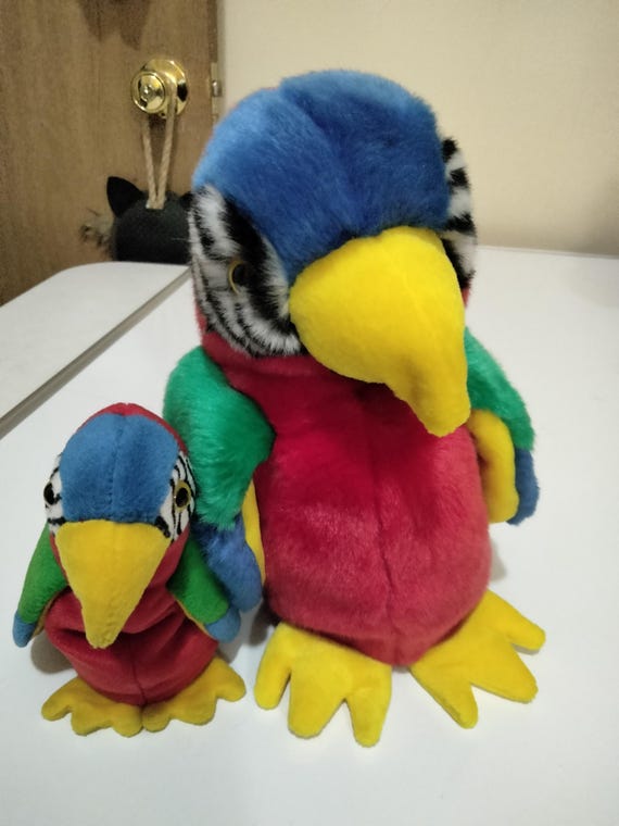 Ty Beanie Babies And Buddies Jabber The The Colorful Parrot 2 pc. Set (No Hangtags, In The 2nd Chance Beanies Section)