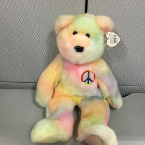 Ty Beanie Buddies&#39; Peace Bear, from Ty Beanie Babies
