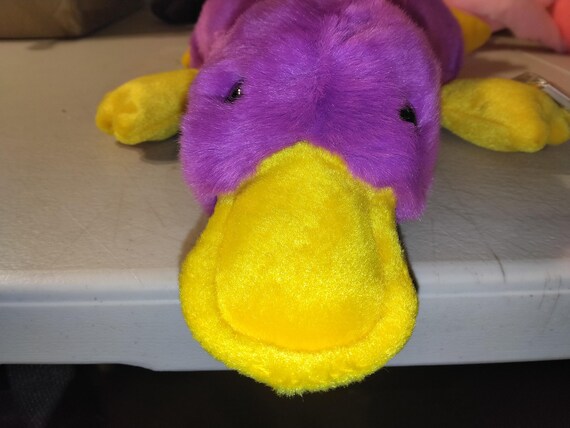 Ty Beanie Buddies Patty The Purple Platypus (MWMTs)