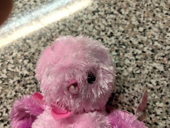 Ty Beanie Babies Pinkys Chenille The Pink Baby Super Soft Plushy Baby Chick
