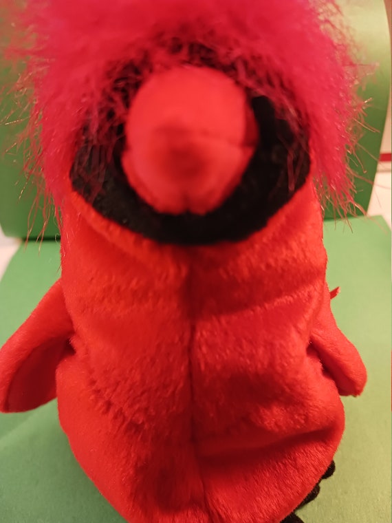 Ty beanie babies Mac the Red Cardinal bird