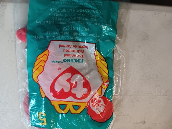 Ty McDonald's Teenies Pinchers The Red Lobster  (still in original Happy Meal Plastic Packaging)