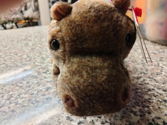 Ty Beanie Babies Tubbo The Gray Hippopotamus