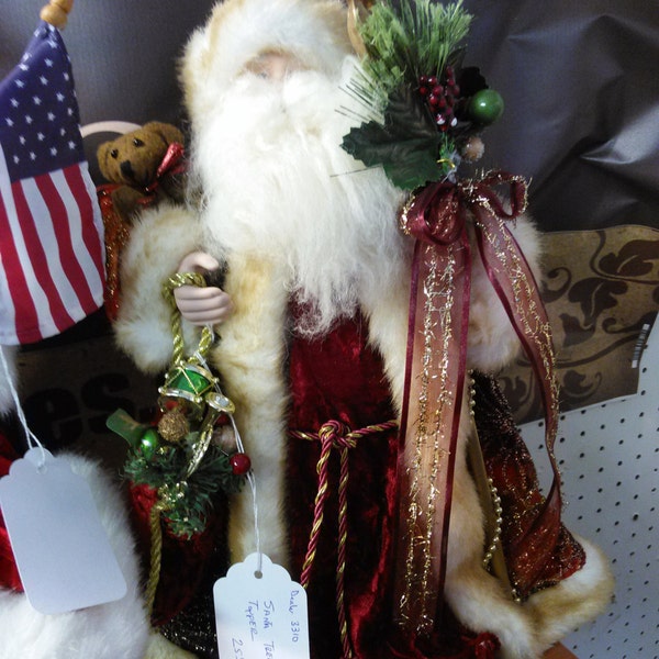 Santa Claus Figurine - Etsy