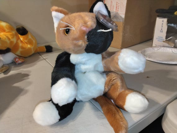Ty Beanie Buddies Chip the Calico Kitty Cat (MWMTs)