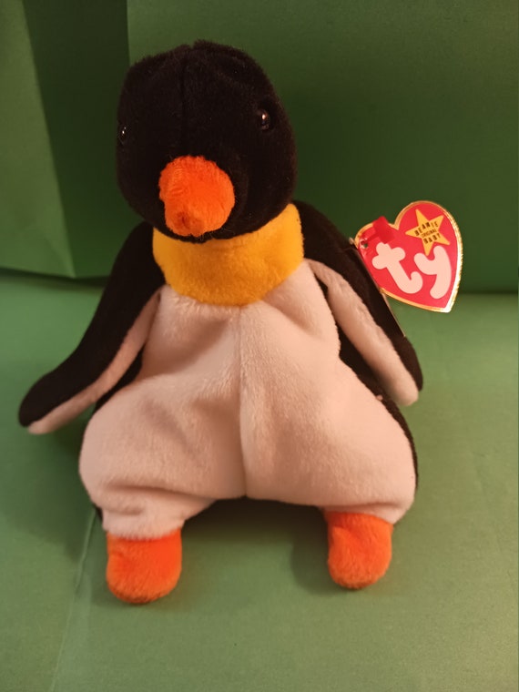 Ty beanie babies Waddle the black and white Penguin