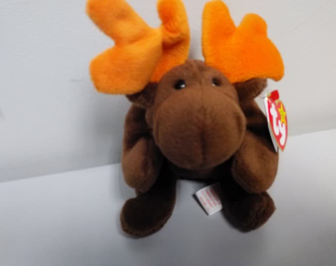Ty Beanie Babies Chocolate the Moose No Stamp in Tush Tag, PVC, RARE - Etsy
