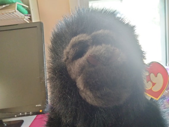 Ty Beanie Classics George The Black Ape Over A Foot Tall!