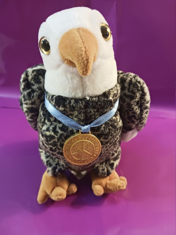 Ty beanie babies Valor the Eagle with medal