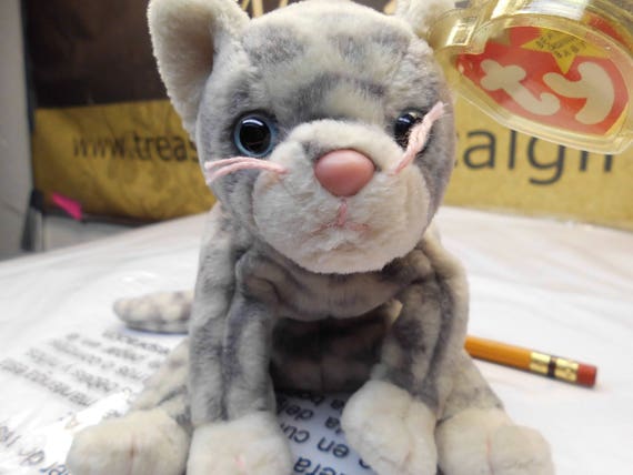 TY Beanie Babies Silver the cat