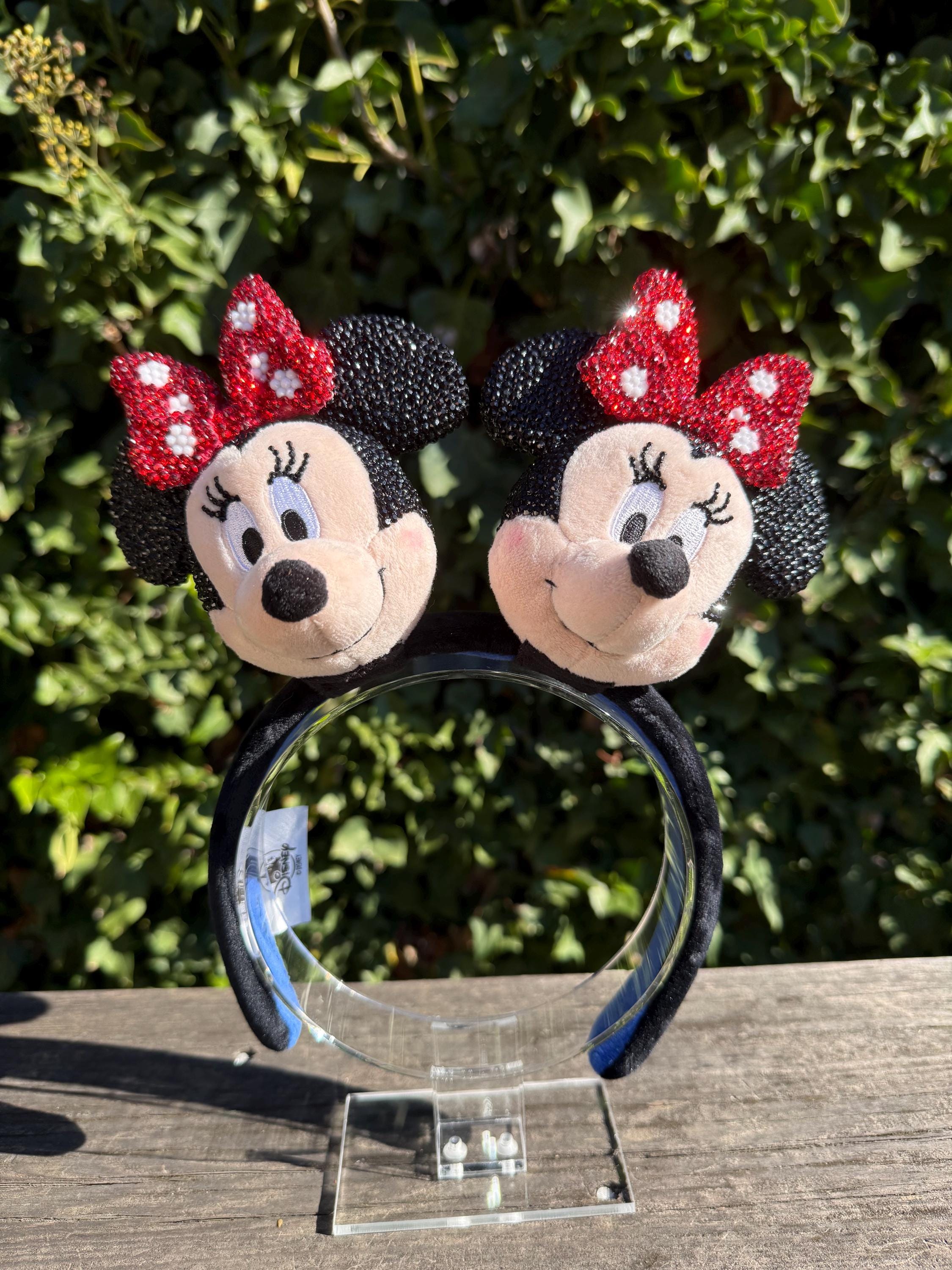 Vintage, Minnie character hat, Trucker, Blinged, hand made Amazon.com: Disney Minnie Mouse Girls Pink Hat & Cap Set  main image 2
